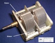 Rotary variable capacitor