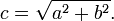 Pythagorean Theorem Formula