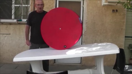 A wheel and a double cone climb up an inclined plane by themselves