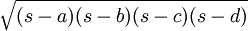 Brahmagupta's Formula